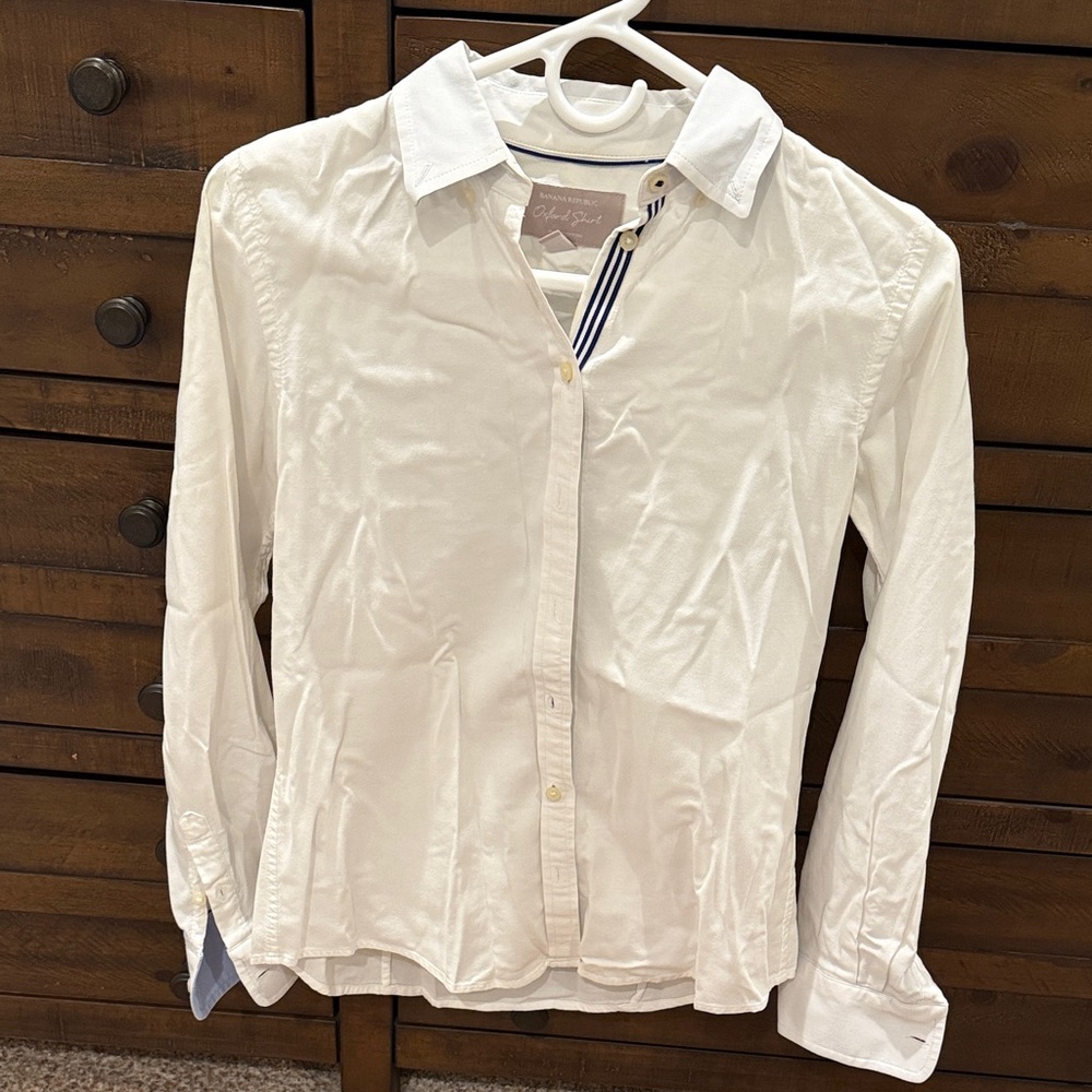White Button-Up Shirt